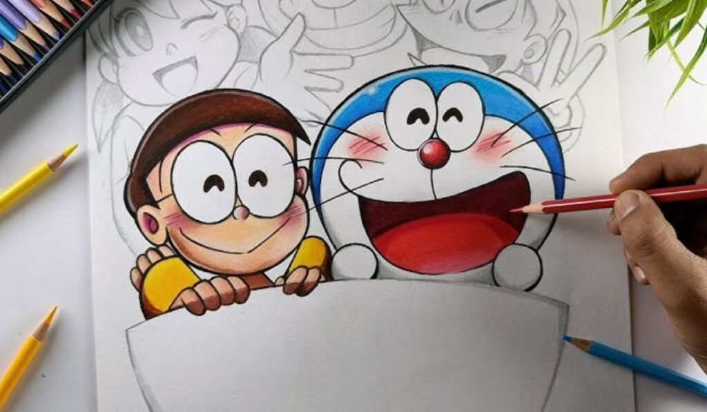 Doraemon Cartoon Drawing