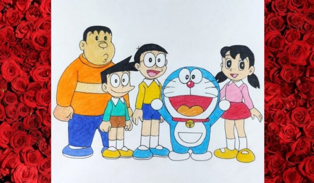 Doraemon and His Friends Drawing