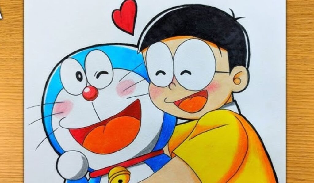 nobita doraemon drawing